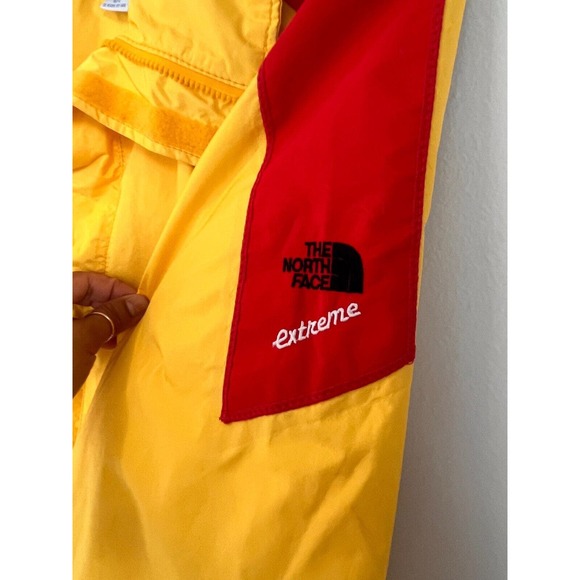 VINTAGE The North Face Jacket Men’s Large Yellow Red Extreme Coat Outdoors - Picture 10 of 16